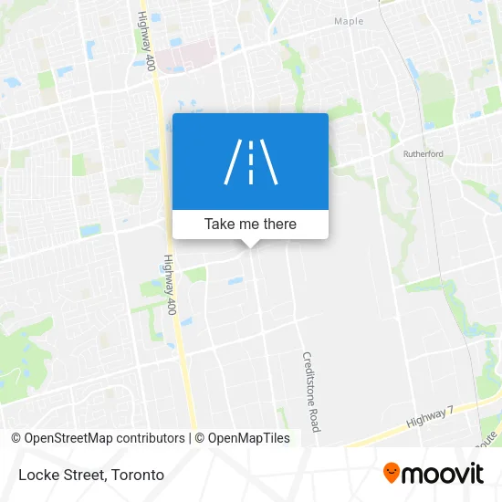 Locke Street map