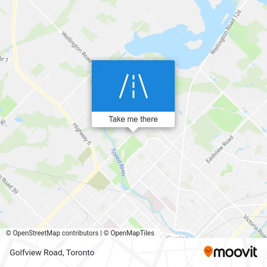 Golfview Road map