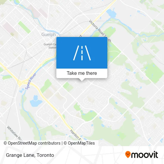 Grange Lane map
