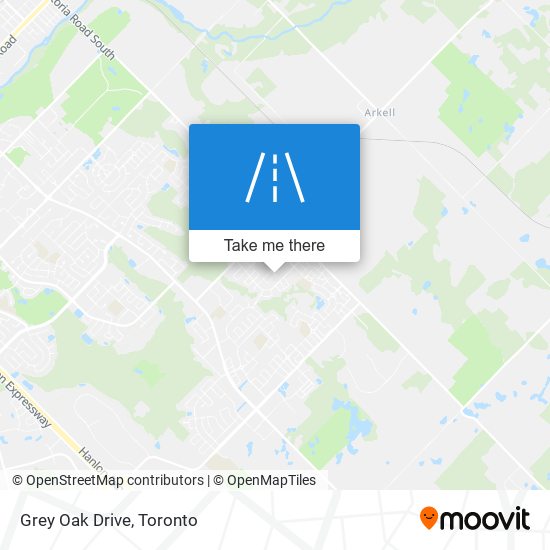 Grey Oak Drive map