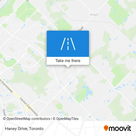 Haney Drive map
