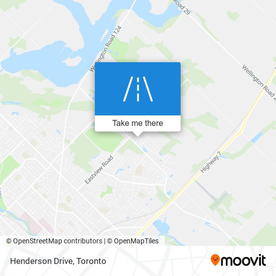 Henderson Drive map