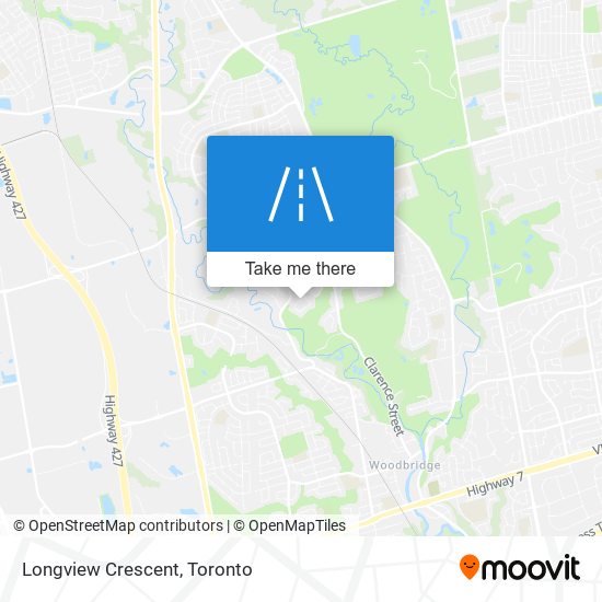 Longview Crescent map