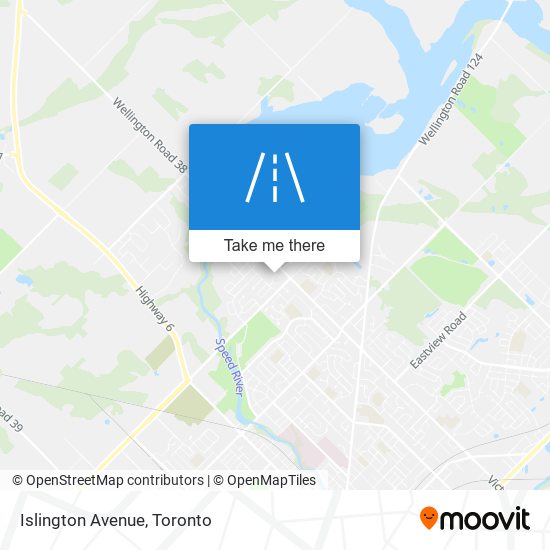 Islington Avenue map