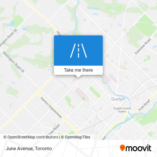 June Avenue map