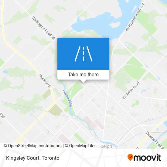 Kingsley Court map
