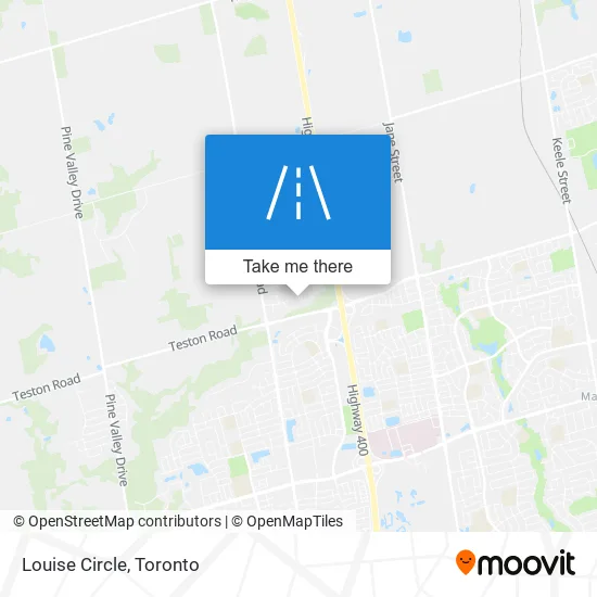 Louise Circle map