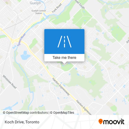 Koch Drive map