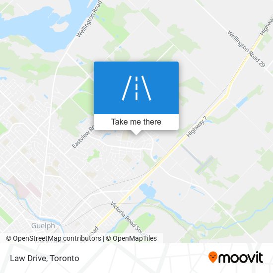 Law Drive map