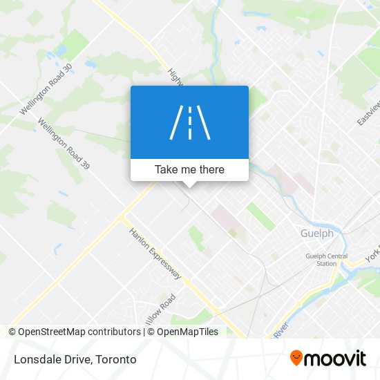 Lonsdale Drive map