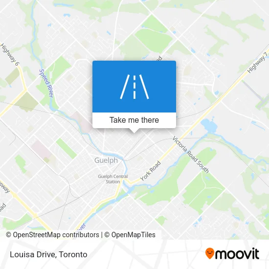 Louisa Drive map