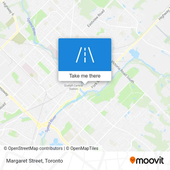 Margaret Street map