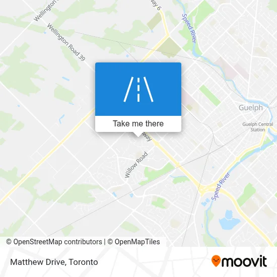 Matthew Drive map