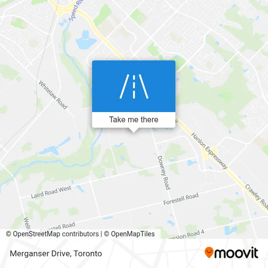 Merganser Drive map