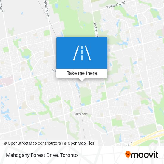 Mahogany Forest Drive map