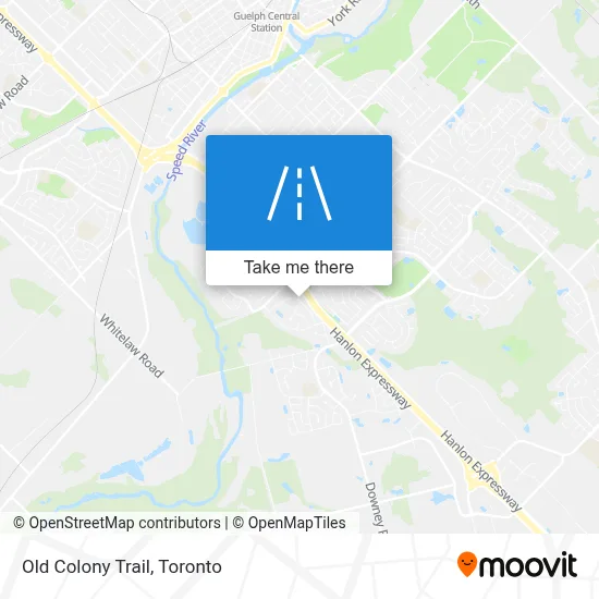 Old Colony Trail map