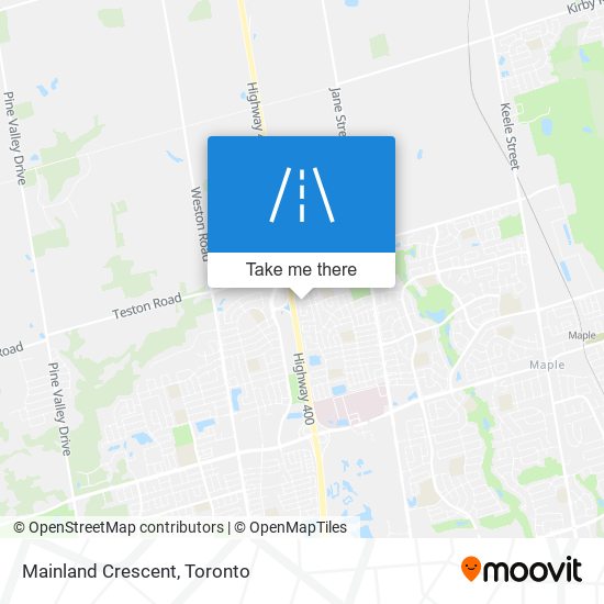 Mainland Crescent plan