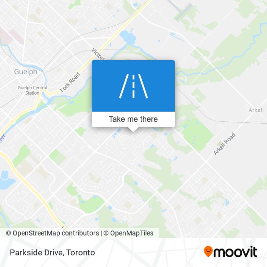 Parkside Drive map