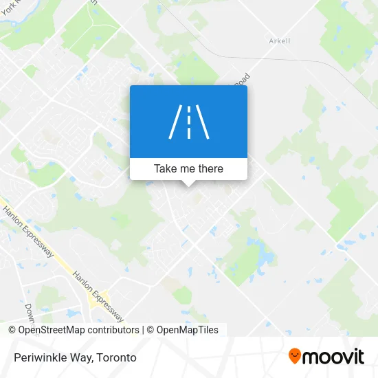 Periwinkle Way map