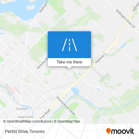 Pettitt Drive map