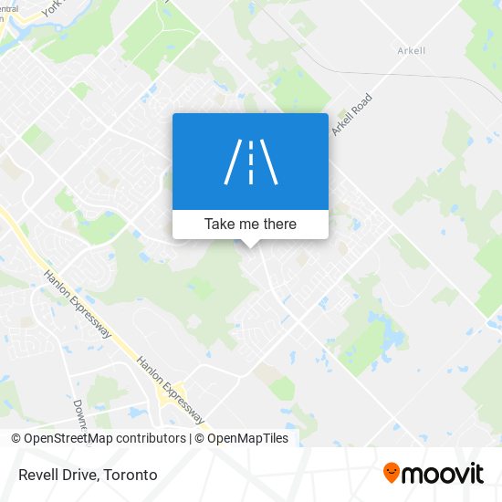 Revell Drive map