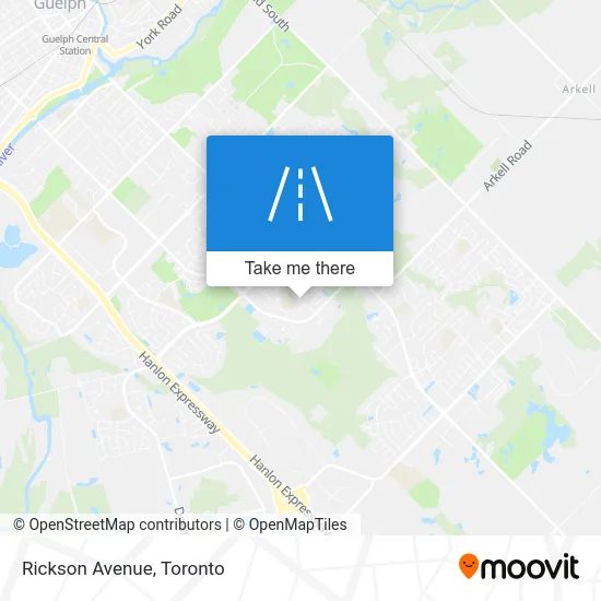 Rickson Avenue map