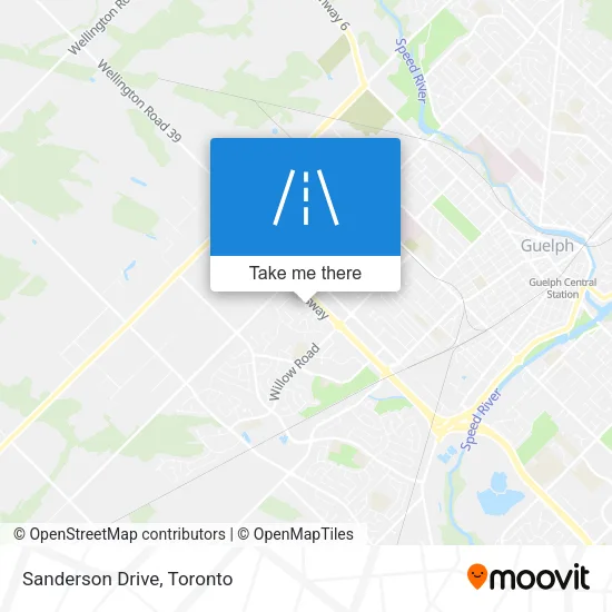 Sanderson Drive map