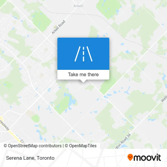 Serena Lane map