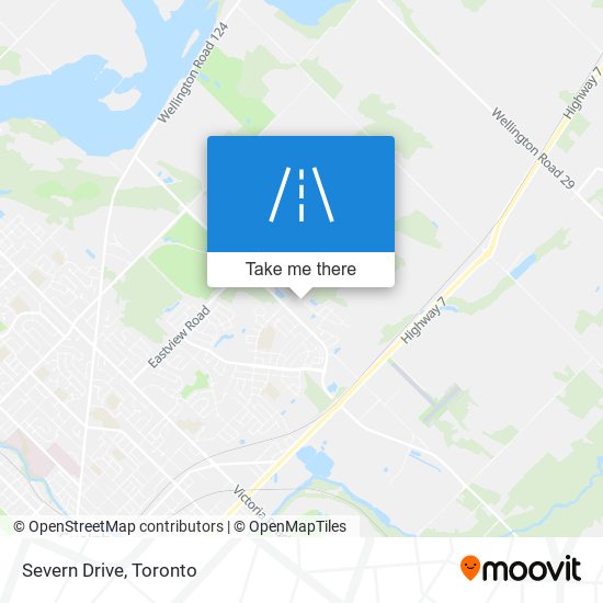 Severn Drive map