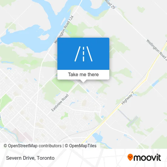 Severn Drive map