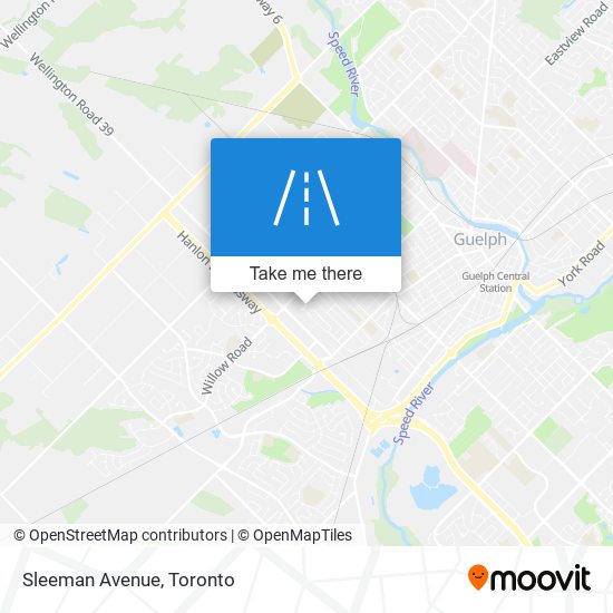 Sleeman Avenue map