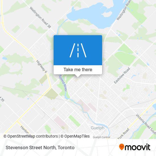 Stevenson Street North map