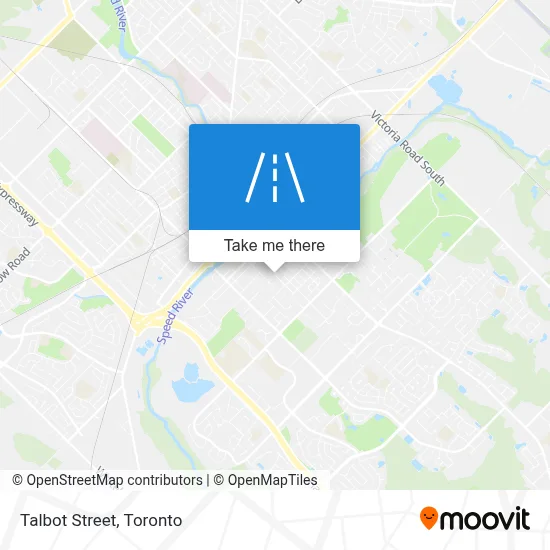 Talbot Street map
