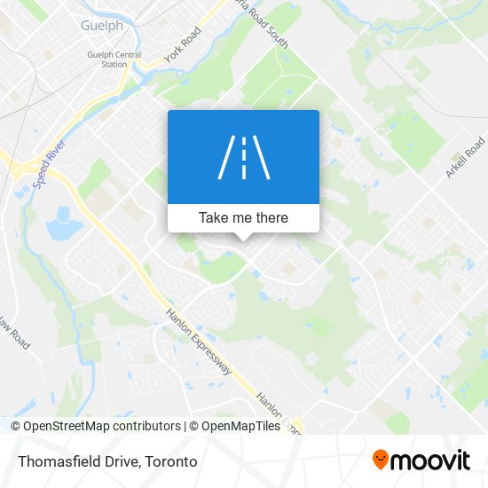 Thomasfield Drive map