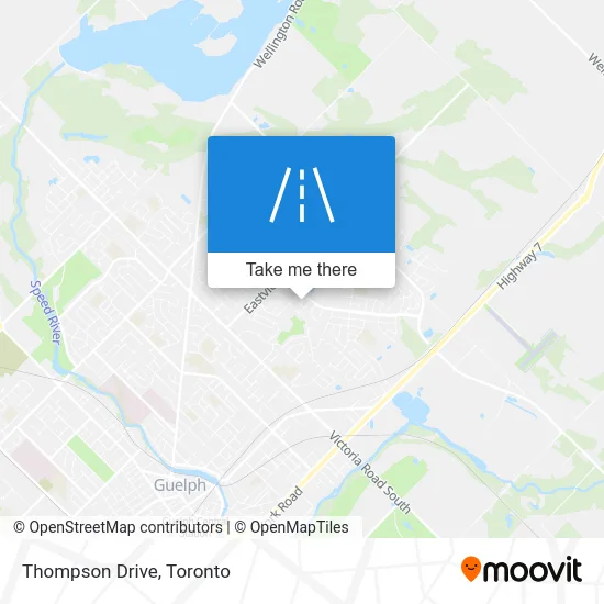 Thompson Drive map