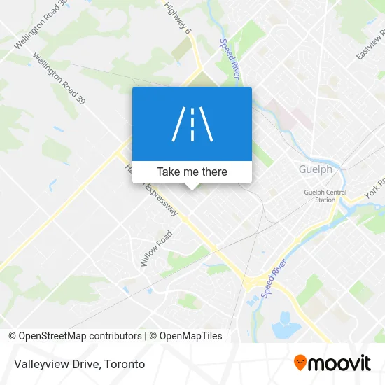 Valleyview Drive map