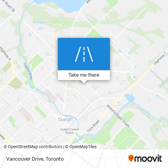Vancouver Drive map
