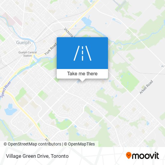 Village Green Drive map