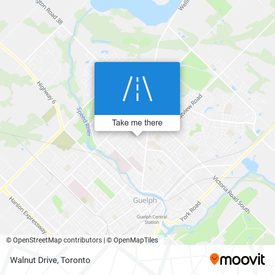 Walnut Drive map