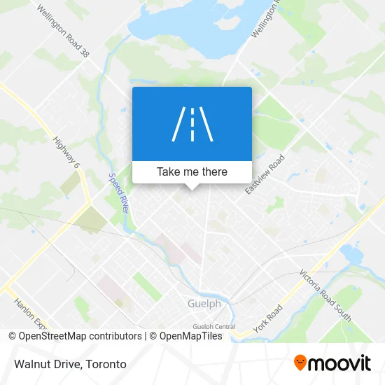 Walnut Drive map