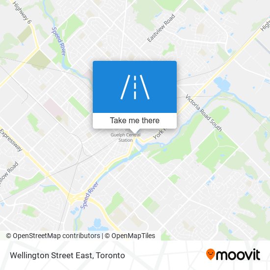 Wellington Street East map