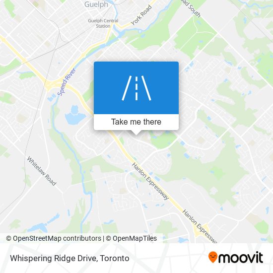 Whispering Ridge Drive map