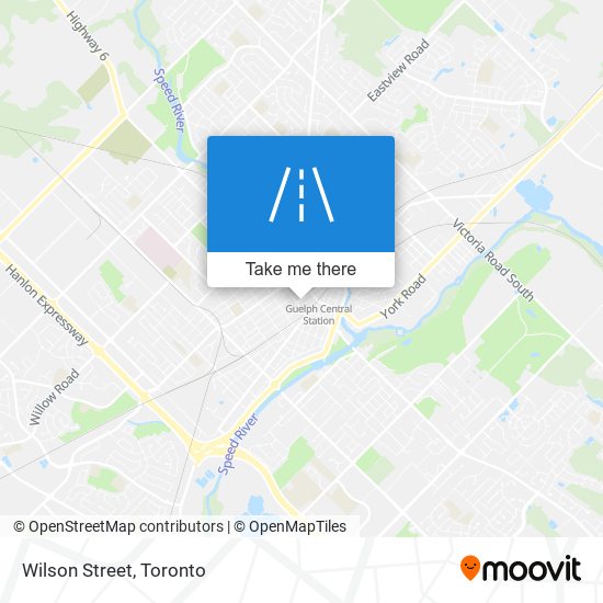 Wilson Street map