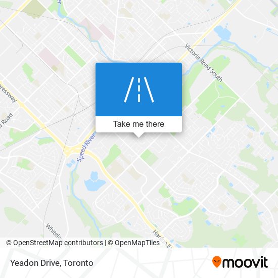 Yeadon Drive map