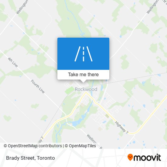 Brady Street map