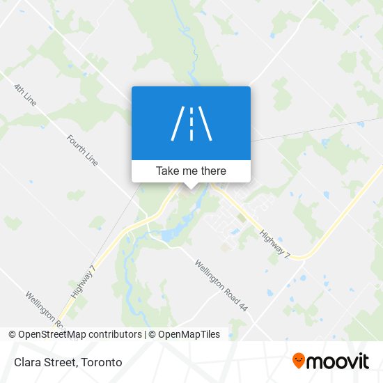 Clara Street map