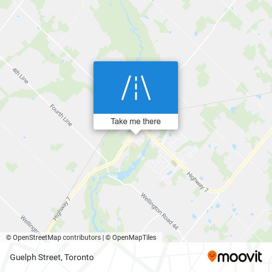 Guelph Street map