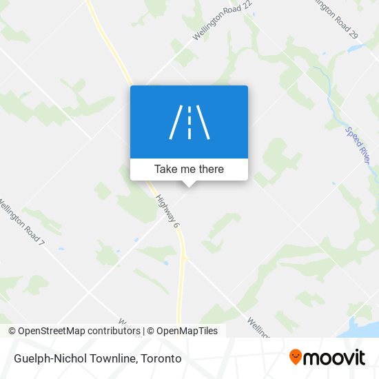 Guelph-Nichol Townline map