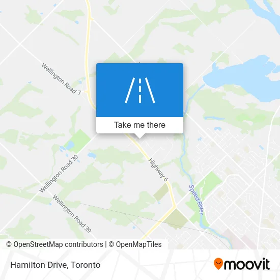 Hamilton Drive map