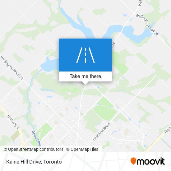 Kaine Hill Drive plan